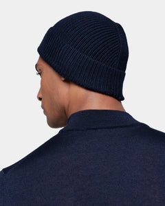 Blue Beanie in Cashmere Silk | Filatori