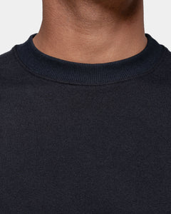 Black Crewneck sweatshirt in Cotton Cashmere | Filatori