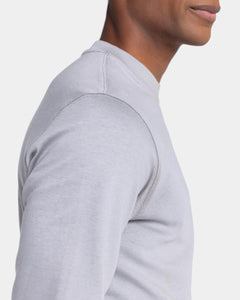 Grey Crewneck sweatshirt in double jersey Compact Cotton | Filatori