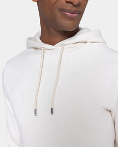 Natural White Hoodie in Cotton Cashmere | Filatori