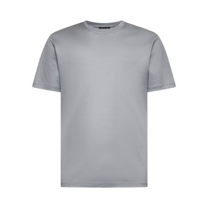 Grey Short Sleeve T-Shirt 100% Ultra-fine Supima Cotton | Filatori 