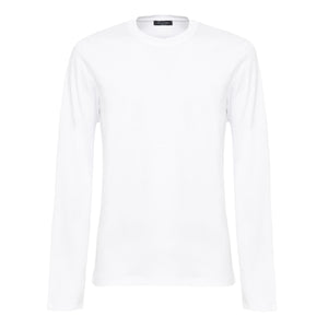 White Long Sleeve T-Shirt 100% Ultra-fine Supima Cotton | Filatori 